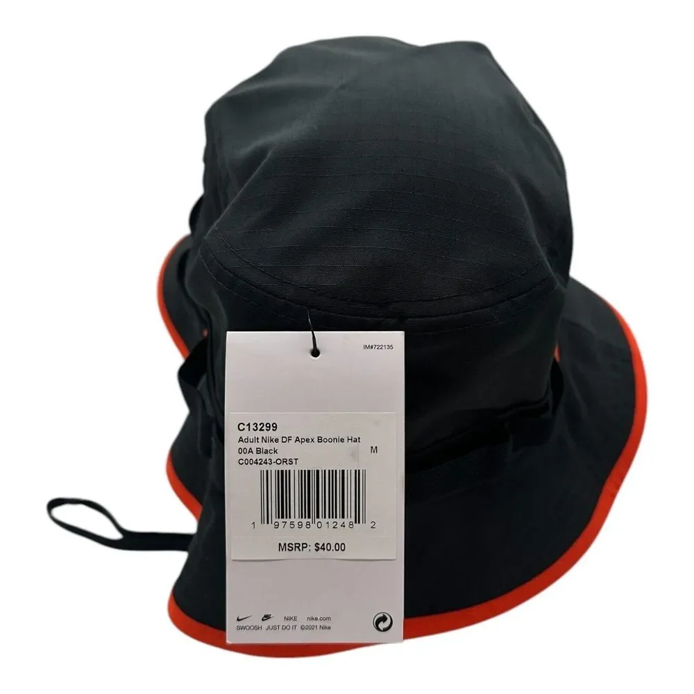 Nike Oregon State Beavers Apex Bucket Hat Cap Size M‎ Black NCAA Boonie
